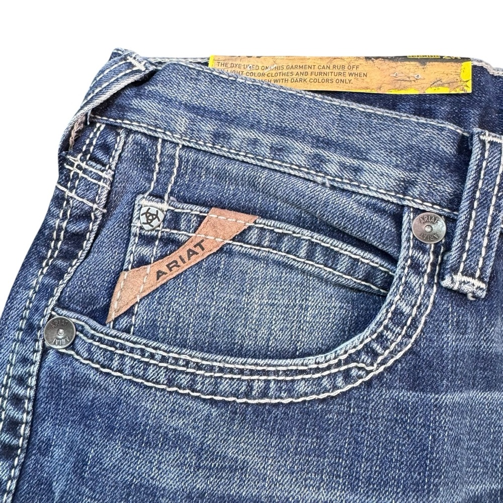 Ariat Men's Light Blue Bootcut Jeans - Picture 10 of 14